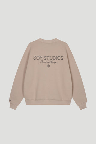 EMBROIDERY CREW SWEAT